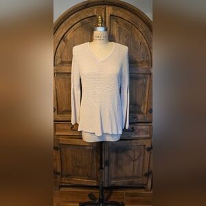 Cotton sweater by INC bell sleeve